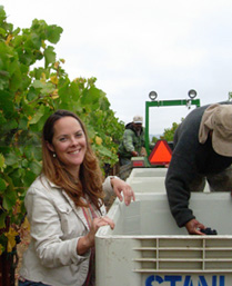 Garnet Vineyards winemaker Allison Crowe see more at http://www.garnetvineyards.com/Winemaker