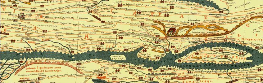 Peutinger map: the only map of the Roman roads in Gaul