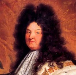 Louis XIV in 1701by Hyacinthe Rigaud in the Louvre Museum