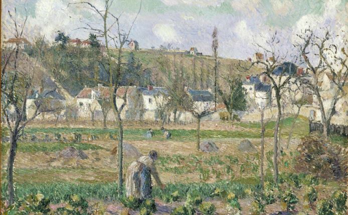 Le Jardin de Maubuisson, Pontoise by Camille Pissaro 1882