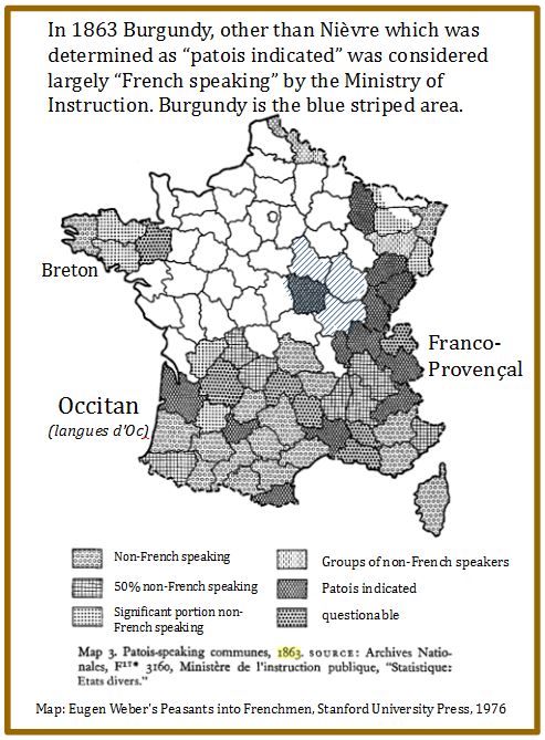 While francais was widely spoken in Burgundy by 1863, we know that clearly click to enlarge